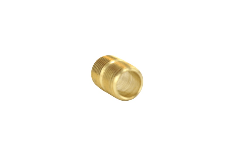 3/8” Brass Male Close Nipple Fitting