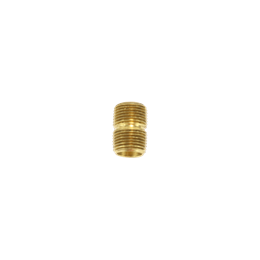 3/8” Brass Male Close Nipple Fitting