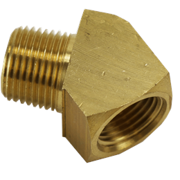 45 Degree Brass Pipe Street Elbow