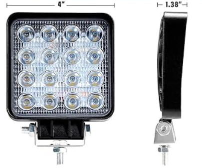 4.5Inch Square Pod Light Spot & Flood Light