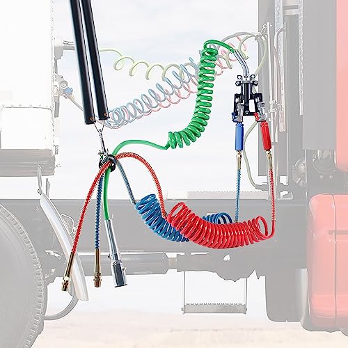 16” Double Tender Spring Kit, Dual Tender Spring for Suspending Trailer Air Line & Electric Cords.